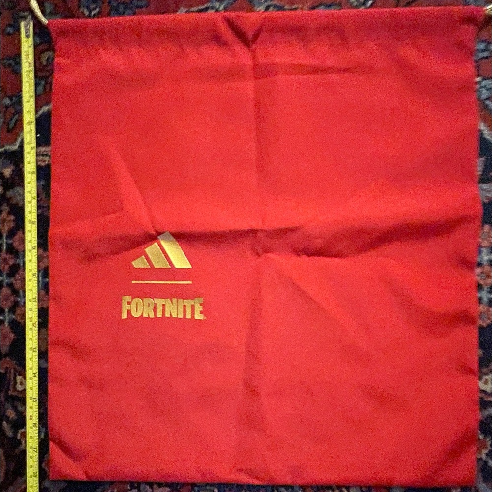 Adidas Red Fortnite Drawstring Bag
